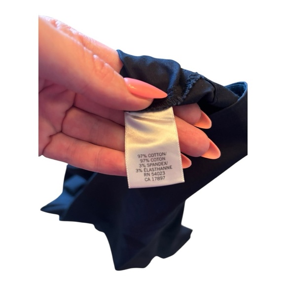 Banana Republic Classic Black Shirt Dress Size 4 - Picture 8 of 8